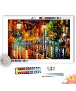 STREET OF ILLUSIONS - Afremov - Paint By Numbers Kit - £38.97 GBP+