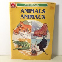 1988 Golden Animals Coloring Book Colouring Unused Wildlife Birds Sea Li... - $24.73