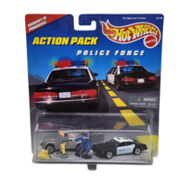 VINTAGE 1996 MATTEL HOT WHEELS ACTION PACK POLICE FORCE ARMORED TRUCK NE... - $235.13 MXN