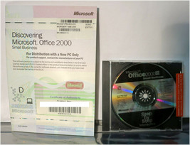 Microsoft Office 2000 Small Business Step by Step, X04-61265 w/ X03-68684 manual - $23.88