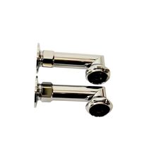 Signature Hardware 419416 4&quot; Deck Mount Couplers - Polished Chrome READ - $29.90