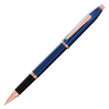 Cross Century ll Translucent Blue &amp; Rose Gold Pen - Rollerball - £107.20 GBP