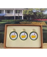 The Masters Tournament  Ball Markers Green Trim 3 Pack  Green - Great Gift - $32.53 CAD