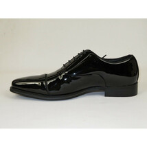 Men Santino Luciano Formal Dress Shoes Patent Leather Shiny Lace up C384 Black image 5