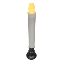 Vintage LED Flameless Candlestick Flickering 9&quot;   Battery Operated Amber Flame - £6.73 GBP