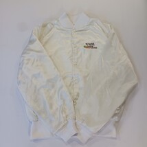 Vintage The Knit Shirt Exchange McCloud Realtors Embroidered Mens L White Jacket image 9