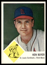 1963 Fleer #60 Ken Boyer VG-EX-B108R12 - £23.33 GBP