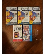 Retro PC Computer Programs VHS Tapes Excel DIY Microsoft QUicken ViaGraf... - $54.09 CAD
