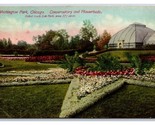Washington Park Garden and Conservatory Chicago Illinois IL DB Postcard Y6 - $2.92