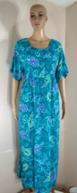 Diane Von Furstenburg Color Authority Teal Paisley Print Mumu Maxi Dress... - £40.09 GBP