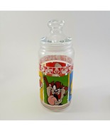 1999 Warner Brothers Looney Tunes Merrie Medleys Glass Cookie Jar - £9.38 GBP