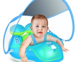 Baby Pool Float With Upf50+ Sun Protection Canopy,Add Tail Never Flip Ov... - $43.99