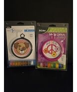 2 New Bucilla My 1st Stitch Puppy Peace Symbol  Cross Stitch Kit Kid crafts - $324.27 MXN