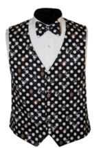 Sylvester and Bugs Bunny Tuxedo Vest and Bowtie - £114.57 GBP