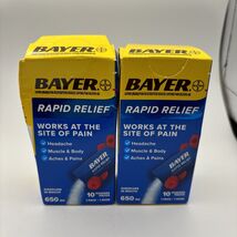 2 pack Bayer Rapid Relief Powder Packs with Aspirin &amp; Caffeine, ~Pass Du... - $13.86 CAD