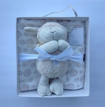 NEW Baby Baptism Christening Gift Plush Musical Lamb &amp; Blanket Stephan B... - £23.89 GBP