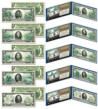 1914 Series FR Bank Notes Hybrid Commemorative - Set of All 5 Modern US $2 Bills - £44.33 GBP
