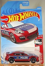 2019 Hot Wheels #100 Hw Rescue 10/10 Porsche Panamera Polizei Red w/Black OH5 Sp - £5.49 GBP