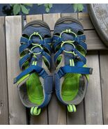 KEEN Kids Sandals Size 5 Blue Green Lace-Lock Bungee hiking trail camping - €12,76 EUR KEEN Kids Sandals Size 5 Blue Green Lace-Lock Bungee hiking trail camping - €12,76 EUR
