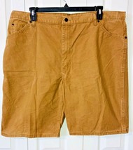 Dickies Men Sz 44 Duck Utility Shorts Work Regular Fit Pocket Thicker Flat Front - $20.88