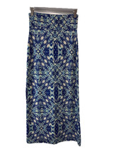 Rue 21 Maxi Skirt Blue Beachy Vacation Stretch Size s - $150.19 MXN