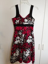 Rw &amp; Co Ladies Sleeveless Colorful Lined SUNDRESS-SZ 2-NWOT-EMPIRE WAIST-FLORAL - £15.02 GBP