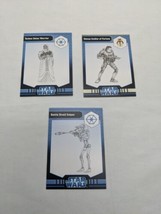 Lot Of (3) Star Wars Miniatures Game The Clone Wars Cards - $19.79