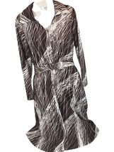 Vintage Dress 60s 70s Jerrie Lurie Mod Retro Belt Union Made USA 10 poly... - £23.19 GBP