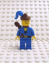 LEGO Castle Forestman Blue Tied Shirt Vintage Minifigure with Quiver - £19.50 GBP