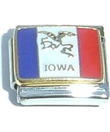 Iowa State Flag Italian Charm - £7.14 GBP