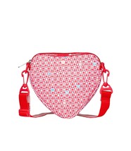 LeSportsac Stamped With Love Heart Crossbody Bag, Heart Shaped w Colorful Hearts - £48.19 GBP