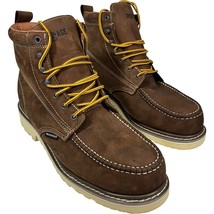 Iron Age Mens Steel Toe Waterproof Work Boots Brown Leather IA5062 Size 13W - $1,587.08 MXN