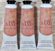Bath &amp; Body Works WILD SAND Shea Butter Hand Cream - 3 Pack - £17.29 GBP