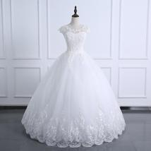 Sexy Lace Wedding Dress New Style Applique Wedding Dress Beading Ball Gown - £95.64 GBP