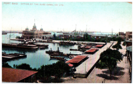 Office of the Suez Canal Co Ltd Port Said Egypt Postcard - £5.30 GBP