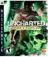 Naughty Dog Uncharted Drake&#39;s Fortune Video Game For Playstation 3 - £7.13 GBP