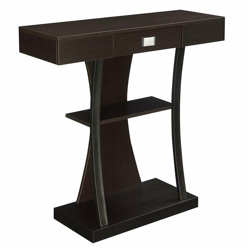 Convenience Concepts Newport Harri Console Table in Espresso Wood Finish - $181.99