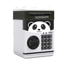 Electronic Piggy Bank Panda Mini Atm Password Money Bank With Music For ... - $37.95