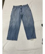 Vintage Levi Silvertab Carpenter Light Wash Jeans Wide Leg 40x30 - $40.85