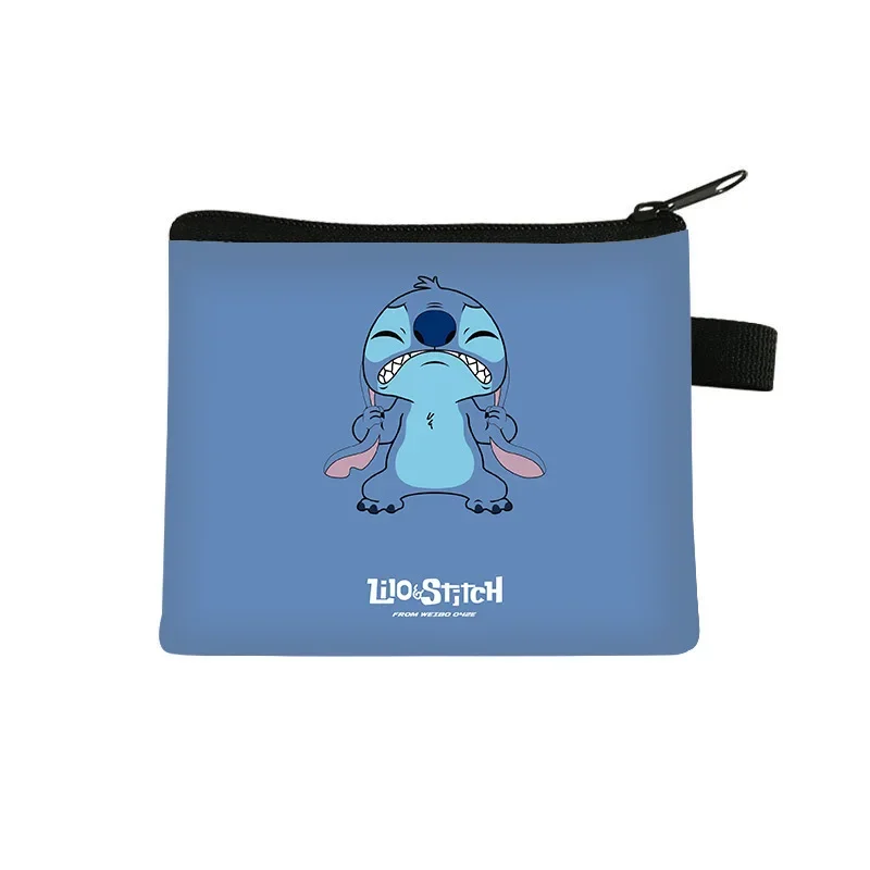 Disney Stitch Wallet Kawaii Lilo Stitch Coin Purse Cartoon Children Port... - $1.60