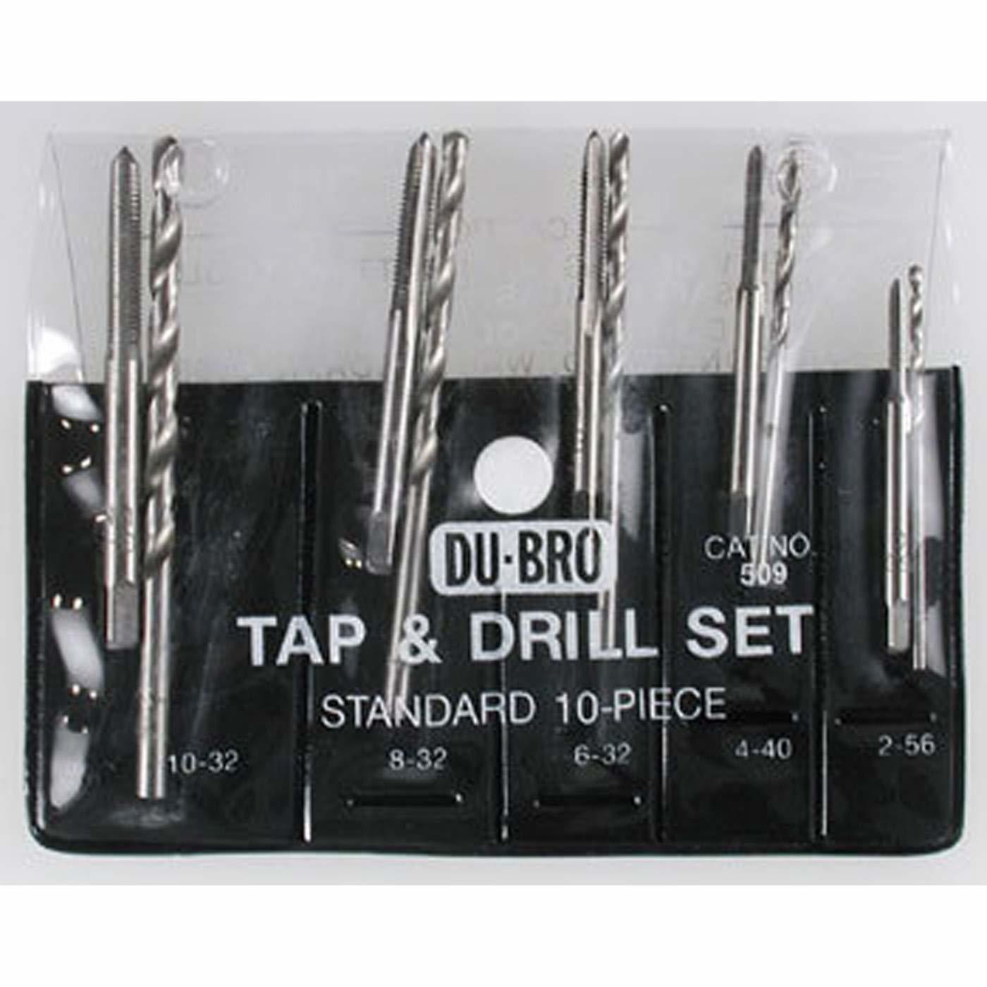 Du-Bro 509 10 Piece Standard Tap And Drill Set - $26.99