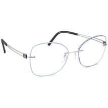 Silhouette Eyeglasses 5550 70 7000 Titan Silver Rimless Frame Austria 52... - $229.99