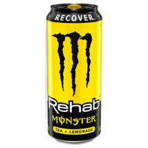 Monster Rehab Tea + Lemonade + Energy, Energy Tea, 15.5 Fl Oz 12 Pack  - £31.69 GBP