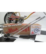 &quot;Wheelie King&quot; Bicycle WHEELIE BAR System W/ Black Wheels fits Schwinn S... - £137.13 GBP