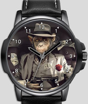 Gangster Monkey Art Funny Stylish Rare Quality Wrist Watch - $54.00