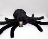 NEW RARE  CYNTHIA ROWLEY Oversized Faux Fur Halloween Spider Pillow 9x17 - $62.99