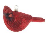 Raz Imports Red Cardinal Bird Glass Christmas Tree Ornament 5.25 Inch - $22.98