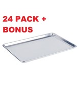 24 PACK Full Size Aluminum 18&quot; x 26&quot; Bun Sheet Baking Pan Wire in Rim Co... - $5,371.04 MXN