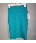 Lularoe women&#39;s size XS Teal Pencil Skirt NWT - £15.28 GBP