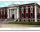 Public Library Building Muskogee Oklahoma OK UNP DB Postcard V14 - £3.92 GBP